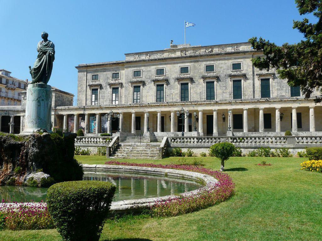 Corfu The Museum of Asian Art in Corfu outside