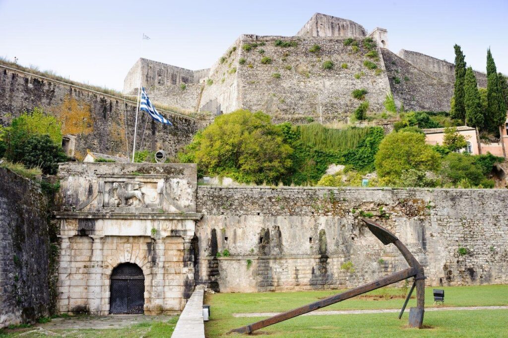 Corfu New fortress Close up