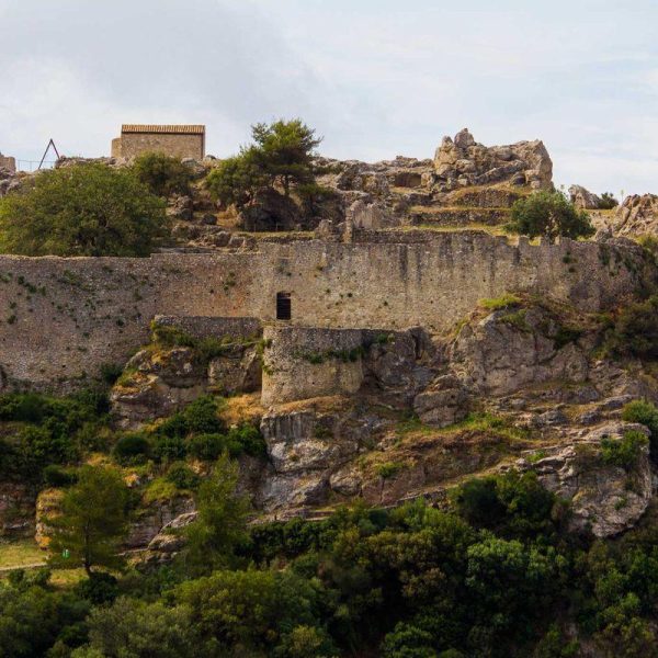Corfu Angelokastro Castle Aerial View