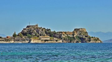 Corfu Old Fortress Far View 2
